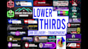 create custom animated lower thirds for youtube, twitch and social media
