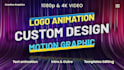 create a 2d logo animation or motion graphics design