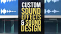 create sound effects, sound design for your game