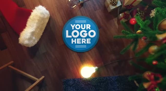 make 5 christmas and new year 2026 logo animation videos