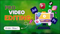 do professional video editing and short video ads
