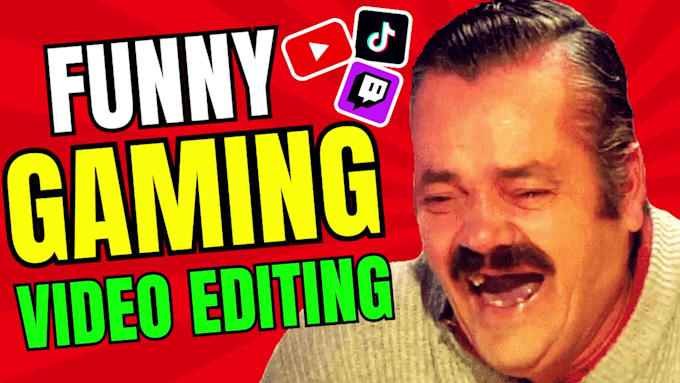 Do funny gaming video editing for youtube, tiktok and twitch with memes ...