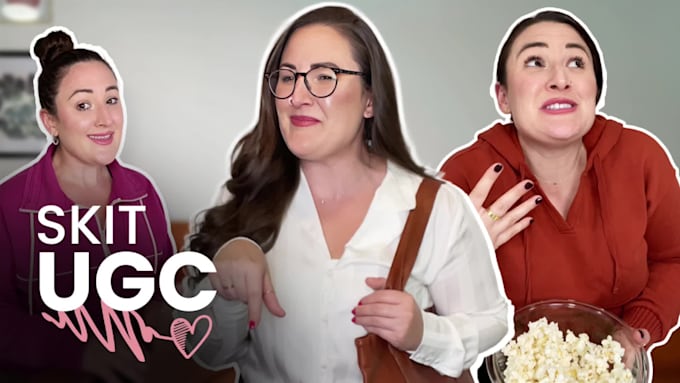 create ugc multi character skit ads for tiktok instagram facebook