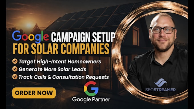 setup google ads for your solar company