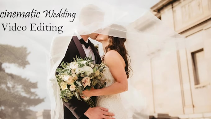 do cinematic wedding video editing