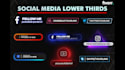 create amazing social media lower thirds and subscribe popup animation