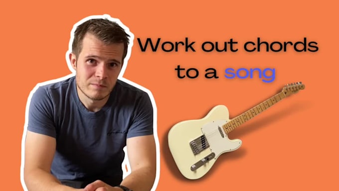 work out and transcribe chords to a song