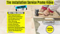 do tile installation video or tile floor installation video ad