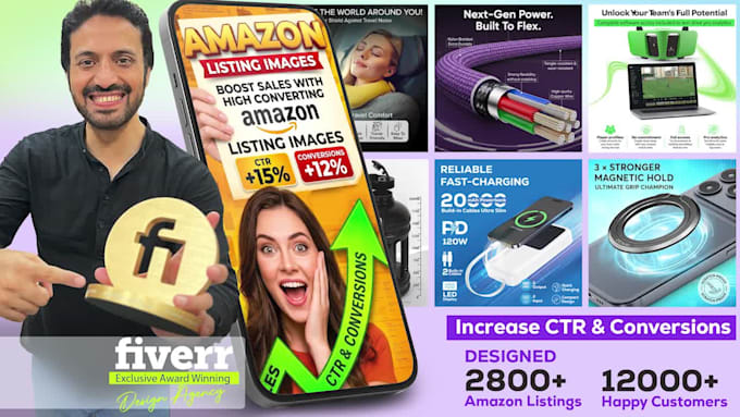 design amazon listing images, infographics that convert