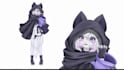 custom anime 2d vtuber model, live 2d rigging, character illustration, 3d vtuber