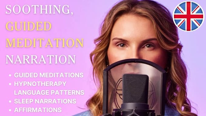 record and professionally edit a soothing guided meditation