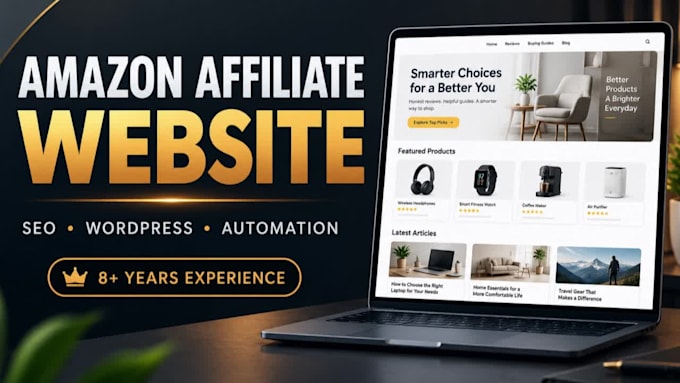 create amazon affiliate website with automation