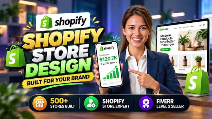 build shopify store, design redesign, copy ecommerce website, dropshipping store