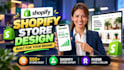 build shopify store, design redesign, copy ecommerce website, dropshipping store
