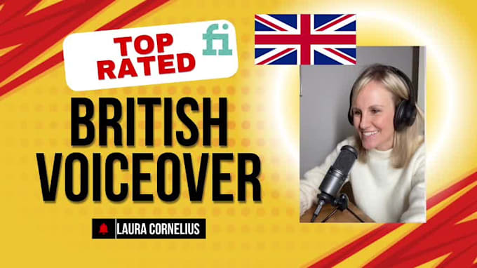 be your professional human british voice actor in my studio