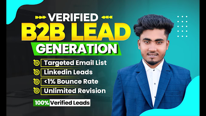 do b2b lead generation, targeted linkedin leads and email list building