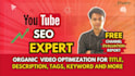 do youtube SEO, video ranking, channel setup and promotion