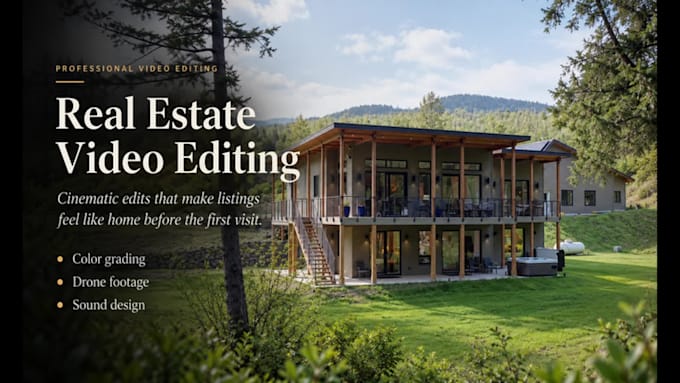 edit your real estate video