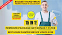 do handyman or handyman service or house painter video ads