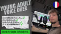 record your french young adult voice over