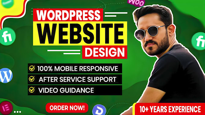 be your wordpress developer for wordpress website design and development