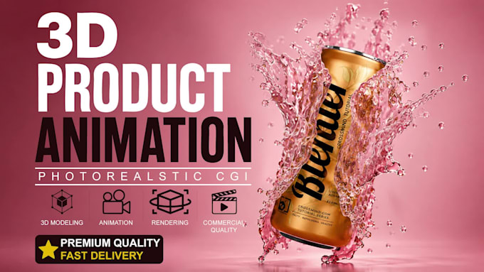 3d product animation and product visualization