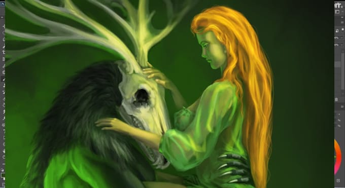 draw fantasy characters of ych or scratch
