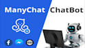 create manychat chatbot for facebook messenger and website