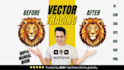 professionally vector trace, redraw your logo or image