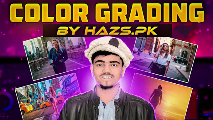 do professional video color grading and color correction