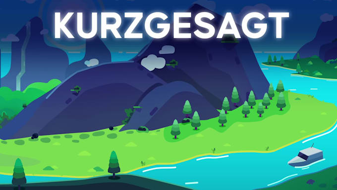 create kurzgesagt style custom 2d animated explainer video