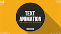 create a video text animation kinetic typography titles and reels after effects