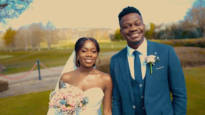 do cinematic wedding video editing