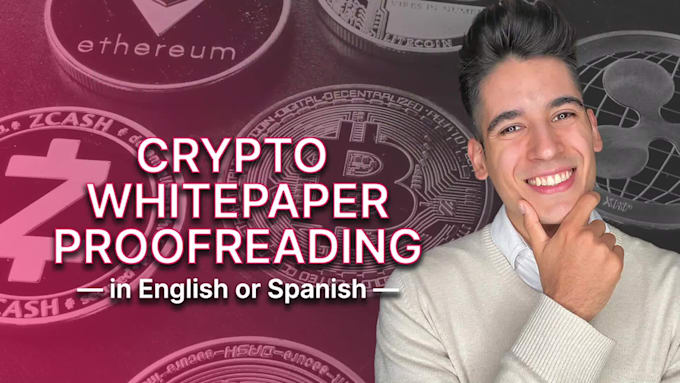 proofread and edit your crypto whitepaper