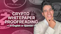 proofread and edit your crypto whitepaper