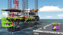 create 3d industrial animation oil and gas offshore drilling rig explainer video