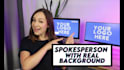 film a real background spokesperson video