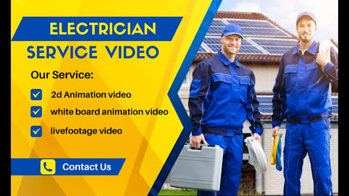 professional electrical contractor promo videos ads