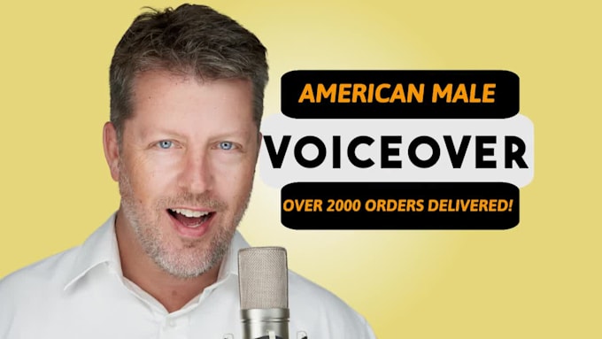 record your warm deep natural american male voice over