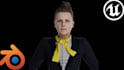 create realistic 3d animation, character animation in unreal engine 5 or blender