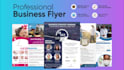 design professional business flyer, stunning marketing flyer design