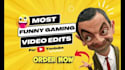 do viral funny gaming video editing with memes