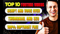 make top 5 or top 10 youtube videos