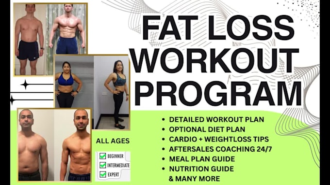 create a fat loss workout plan