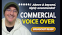 record a professional commercial voice over