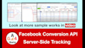 setup facebook conversion API, ga4, server side tracking via GTM