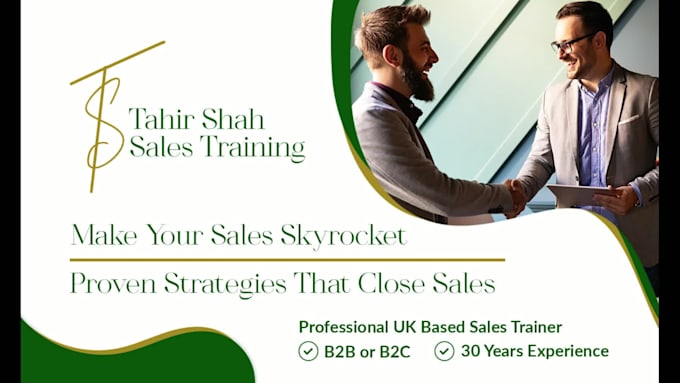 Train your sales team to close more deals by Uksalestrainer | Fiverr