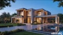 do ai construction time lapse video from image architectural visualization video