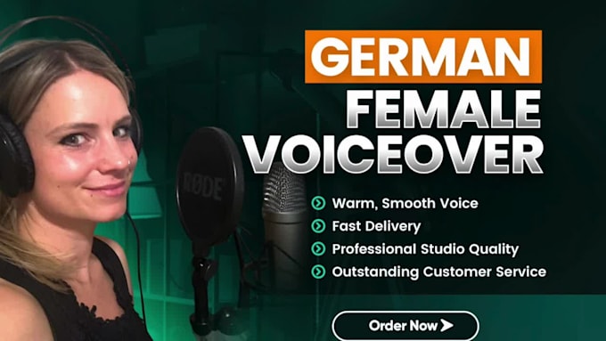 record female voice over in a warm smooth voice