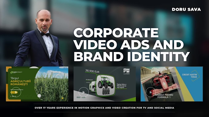 create a stunning corporate video , product promo and events